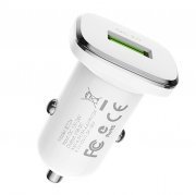 Превью Автомобильное зарядное устройство Borofone BZ12A Lasting USB (белое) &mdash; 5