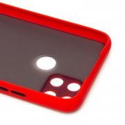Чехол-накладка PC041 для Realme C25s Global (черно-красная) — 2