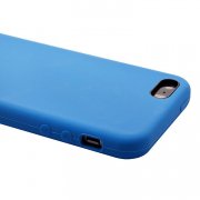 Чехол-накладка ORG Soft Touch для Apple iPhone 5S (синяя) — 2