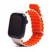 Ремешок ApW26 Ocean Band для Apple Watch 44 mm силикон (светло-оранжевый) — 1