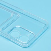 Чехол-накладка - SC276 с картхолдером для Realme C33 (прозрачная) — 2