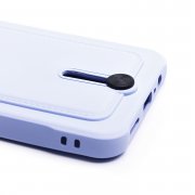 Чехол-накладка - SC304 с картхолдером для Realme C33 (светло-лиловая) — 1