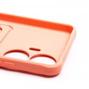 Чехол-накладка - SC304 с картхолдером для Realme C55 (светло-розовая) — 3