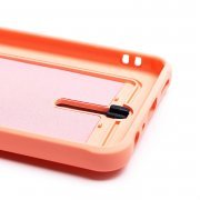 Чехол-накладка - SC304 с картхолдером для Realme C55 (светло-розовая) — 2
