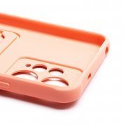 Чехол-накладка - SC304 с картхолдером для Xiaomi Redmi Note 12 4G (светло-розовая) — 2