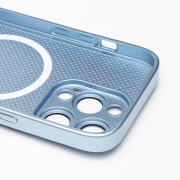 Чехол-накладка - SM021 SafeMag для Apple iPhone 14 Pro (светло-синяя) — 2