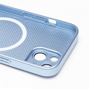 Чехол-накладка - SM021 SafeMag для Apple iPhone 14 (светло-синяя) — 2