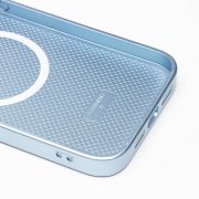Чехол-накладка - SM021 SafeMag для Apple iPhone 14 Pro Max (светло-синяя) — 3