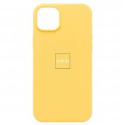 Чехол-накладка [ORG] Soft Touch для Apple iPhone 14 Plus (212190) (желтая)