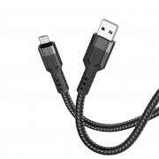 Кабель Hoco U110 (USB - micro USB) (черный) — 3