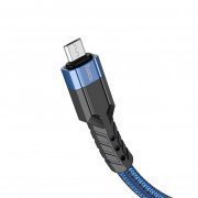Кабель Hoco U110 (USB - micro USB) (синий) — 3