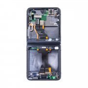 Дисплейный модуль с тачскрином внутренний для Samsung Galaxy Z Flip5 (F731B) (черный) &mdash; 1