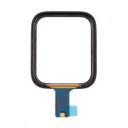 Стекло для Apple Watch 6 44 mm с тачскрином и OCA пленкой (черное)