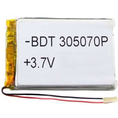 Аккумуляторная батарея универсальная 304569p 3,7v 2000 mAh 3*45*69 мм &mdash; 1