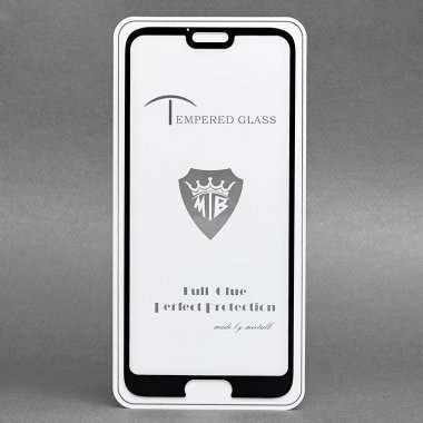 Защитное стекло для Huawei Honor 10 (полное покрытие)(черное) — 1