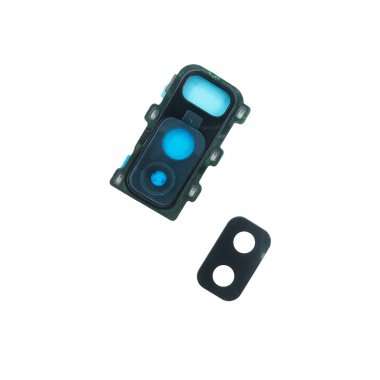 Стекло камеры для Samsung Galaxy A6 Plus (2018) A605F (черное) &mdash; 1