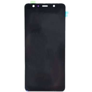 Дисплей с тачскрином для Samsung Galaxy A7 (2018) A750F (черный) (AA) AMOLED