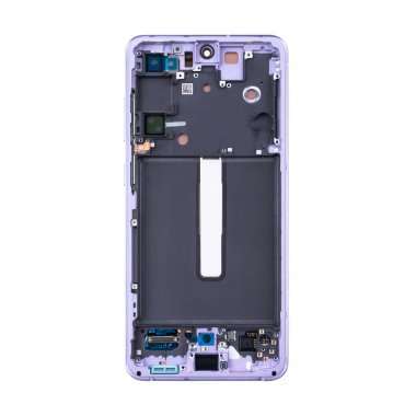 Дисплейный модуль с тачскрином для Samsung Galaxy S21 FE (G990B) (фиолетовый) &mdash; 2