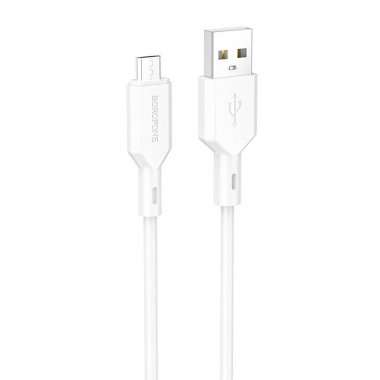 Кабель Borofone BX70 (USB - micro-USB) белый — 1