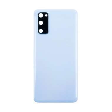 Задняя крышка для Samsung Galaxy S20 (G980F) (голубая) Премиум &mdash; 2