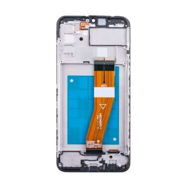 Дисплейный модуль с тачскрином для Samsung Galaxy A02s (A025F) (черный) (AA) — 3