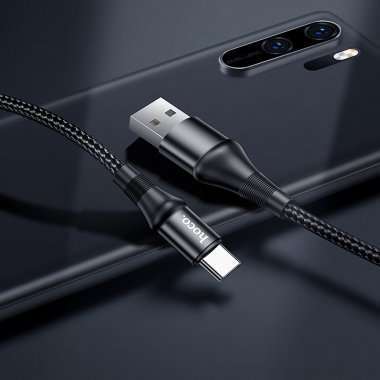 Кабель Hoco X50 Excellent (USB - Type-C) черный — 3