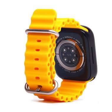 Ремешок - ApW26 Ocean Band Apple Watch 44 mm силикон (желтый) — 4