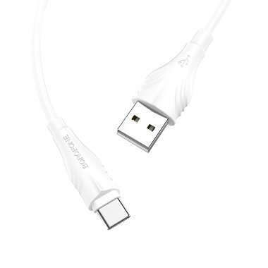 Кабель Borofone BX18 (USB - Type-C) белый (1 метр) — 9