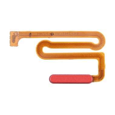 Шлейф для Samsung Galaxy A12 Nacho (A127F) на сканер отпечатка пальца (красный) — 2