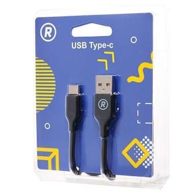 Кабель RockBox RC-T01 (USB - Type-C) (черный) — 2