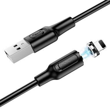 Кабель для Apple Borofone BX41 Amiable (USB - lightning) (черный) — 1