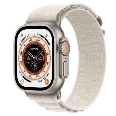 Ремешок ApW27 Alpine Loop для Apple Watch 42 mm текстиль (белый) — 1