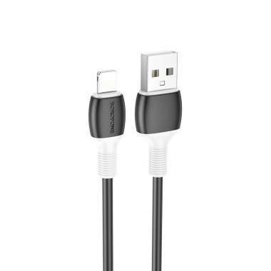 Кабель Borofone BX84 (USB - lightning) 100см (черный) — 1