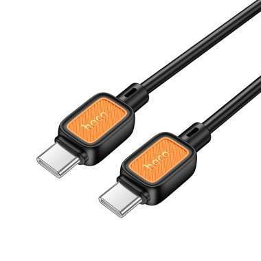 Кабель Hoco X108 Benefit (Type C - Type C) 100см (черный) — 2