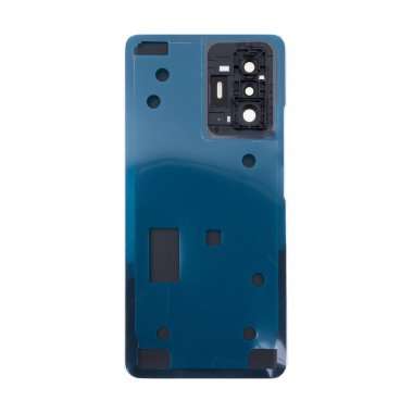 Задняя крышка для Xiaomi 11T Pro (голубая) Премиум &mdash; 1