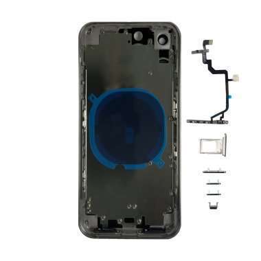 Корпус для Apple iPhone Xr в стиле iPhone 16 Pro (серый) &mdash; 1